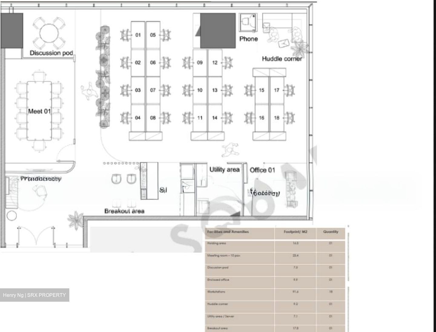 Asia Square Tower 1 (D1), Office #547339731